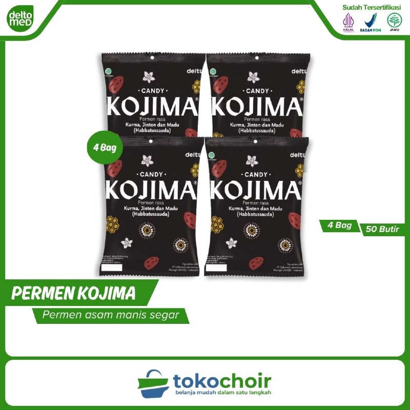 Permen Kojima 4 Bag (4 Bag x 50 Butir x 100gr)