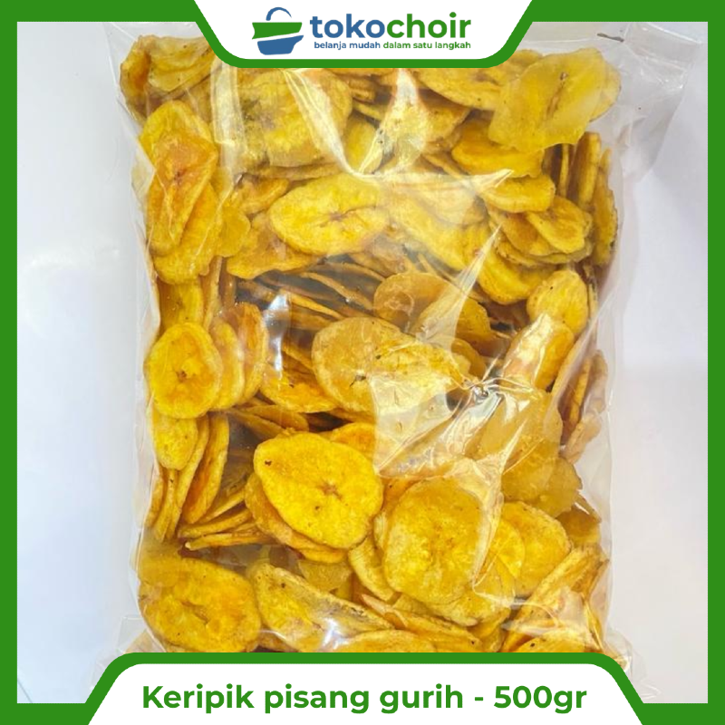 Keripik pisang gurih - 500g