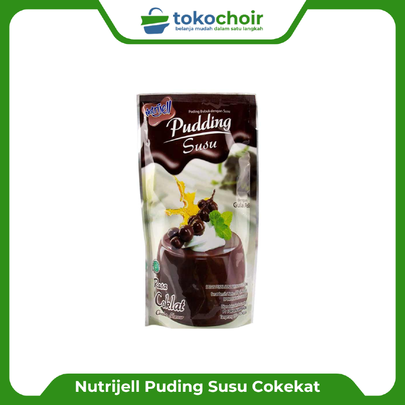 Nutrijell pudding susu coklat