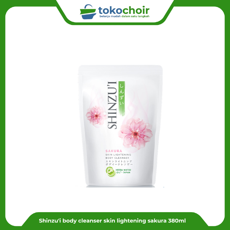 Shinzu'i body cleanser skin lightening sakura 380ml