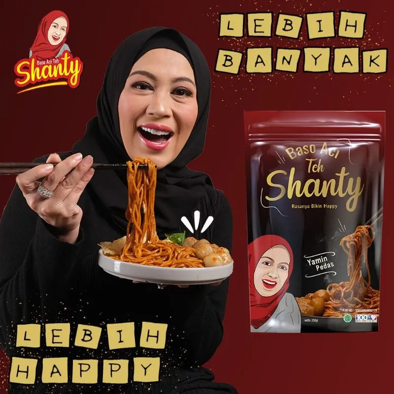 Yamin Pedas Teh Shanty/baso Aci Teh Shanty Yamin Pedas
