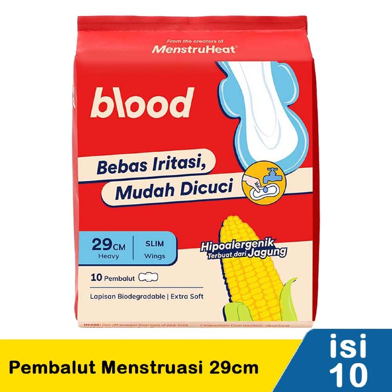 blood pembalut 10's 29cm
