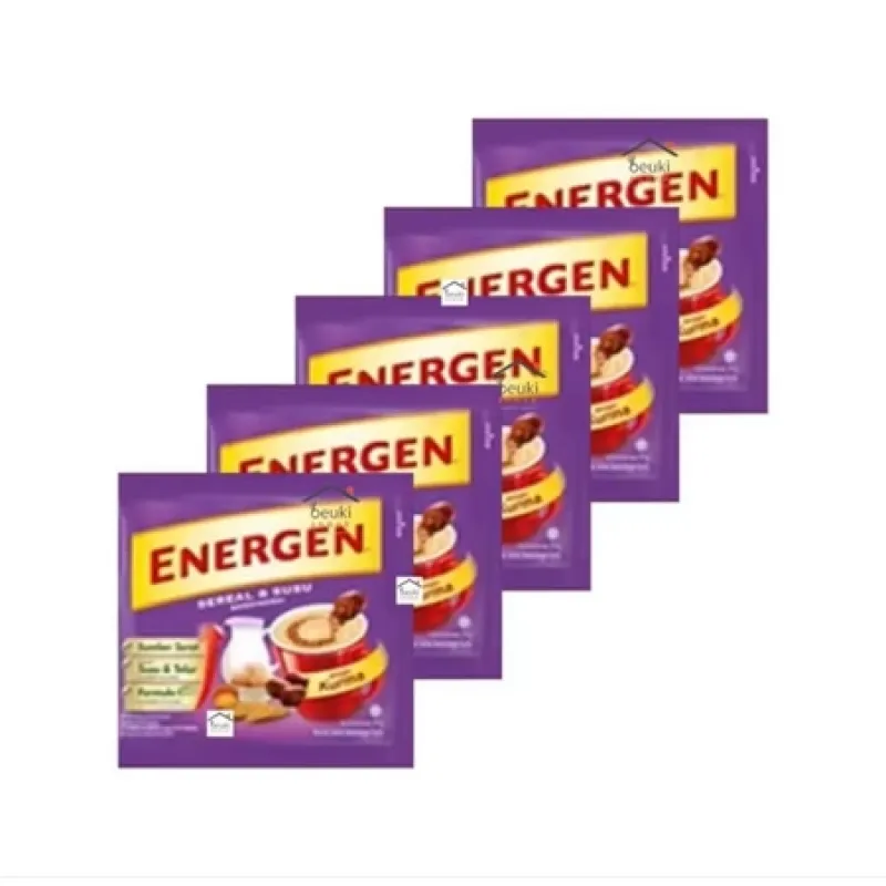 Energen Kurma Susu Sereal 10 Sachet Dalam Satu Renceng