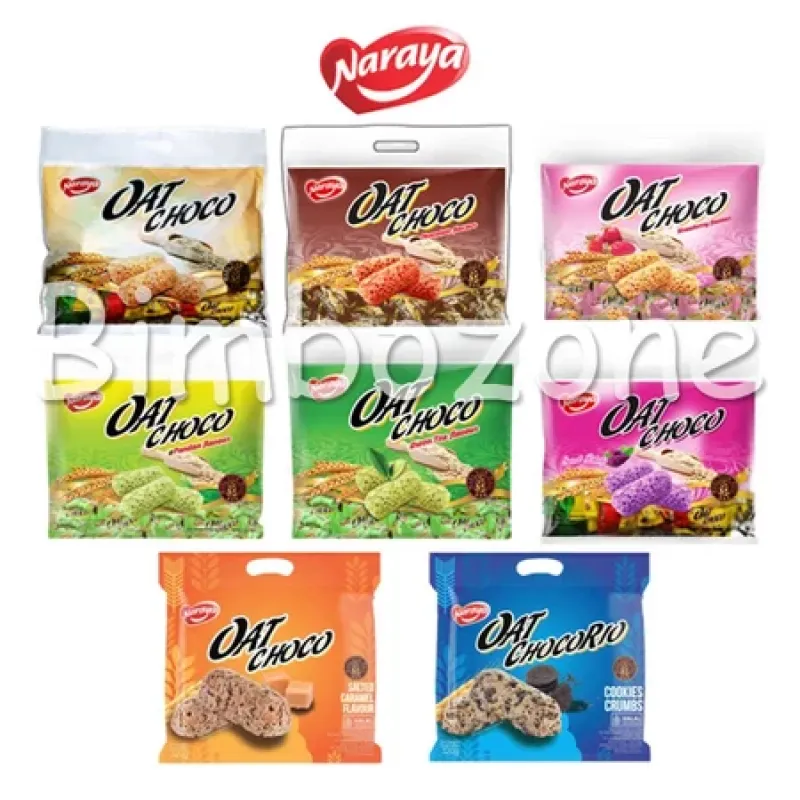 Naraya Oat Choco Seral Granola Oat Rasa Original Chocolate Dan Aneka Rasa Halal  400gr