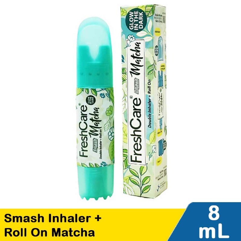 fresh care smash inhaler + roll on matcha 8ml
