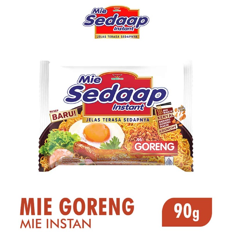 sedaap mie instant goreng 91g