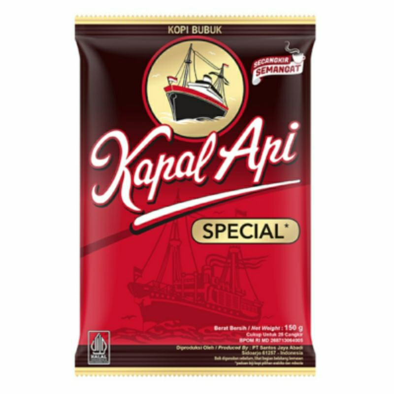 kapal api kopi bubuk special merah 150g