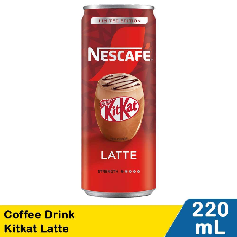 nescafe coffee drink kitkat latte 220ml