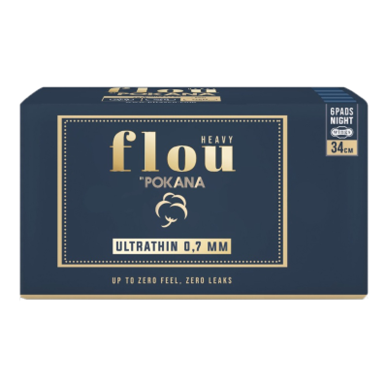 Flou by Pokana Pembalut Wanita Wing 34 cm 6 pcs