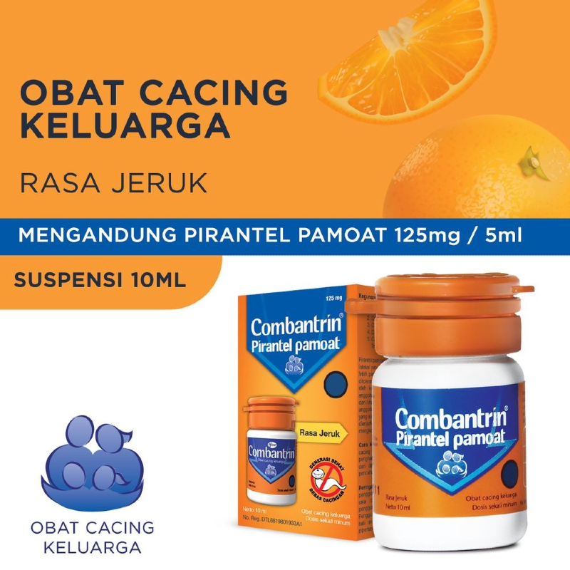 COMBANTRIN OBAT CACING LIQUID JERUK 10mL