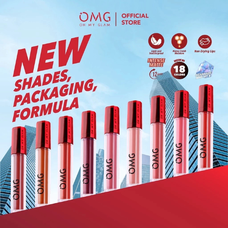 OMG OH MY GLAM Mattelast Lip Cream 